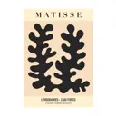 Постер Анри Матисс - Темные линии 60x90 см в раме
