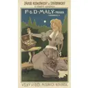 Постер Рекламный плакат - F and D Maly 60x90 см в раме