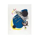 Постер Геометрия - Корабль из фигур 40x50 см в раме