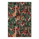 Постер на холсте Джунгли - Дикие животные 90x120 см в подарочном тубусе без рамы