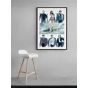 Постер Бешеный пёс 40x50 см в раме