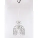 Светильник подвесной BOHEMIA IVELE CRYSTAL 14781P/22 Ni R 14781P/22 Ni R 1 лампа 3 м² цвет никель