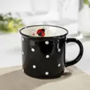 Кружка Доляна «Божья коровка» 370 мл цвет черный 6342479