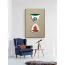 Постер ПростоПостер Планета как песочные часы 60x90 см в раме