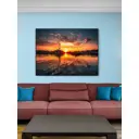 Постер ПростоПостер Закат над морем 90x120 см в подарочном тубусе без рамы