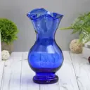 Ваза Simaland "Великолепие" синяя 20 см стекло