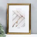 Рамка Gallery 7786667, 30x40 см, пластик, цвет золотистый, пластиковый экран