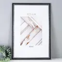 Рамка Gallery 7786673, 40x60 см, пластик, цвет черный, пластиковый экран
