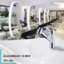 Смеситель для парикмахерских BACH 87660127W хром-белый