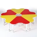 Стол Simaland 130x58x130 см ЛДСП цвет разноцветный