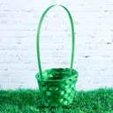 Корзина Simaland 13x28x13 см бамбук цвет зеленый