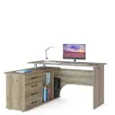 Компьютерный стол Сокол 140x75x127 см ЛДСП цвет темно-коричневый 1022258