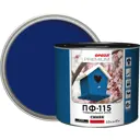 Эмаль Ореол Premium ПФ-115 глянцевая цвет синий 2.2 кг