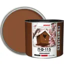 Эмаль Ореол Premium ПФ-115 глянцевая цвет коричневый 2.2 кг