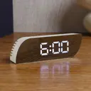 Часы настольные Simaland электронные белая индикация 15x5 см от USB