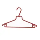 Вешалка для одежды 42x22x1 см 10 шт пластик цвет синий