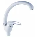 Однорычажный смеситель Cron цвет белый CN4103-8