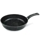 Сковорода Нева металл посуда 18122 22 см алюминиевое литье без крышки цвет черный