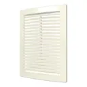 Решётка вентиляционная ERA 150x150 цилиндрическая неразъемная с сеткой ABS пластик цвет слоновая кость