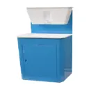 Дачный умывальник ЛИДЕР 10032: бак 17 л мойка нержавеющая сталь цвет синий