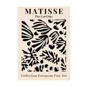 Постер Анри Матисс - Черная абстракция 50x70 см в раме