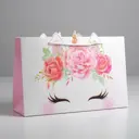 Пакет подарочный Simaland Unicorn 30x23x10 см