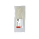 Кабельная стяжка с монтажным отверстием Экопласт 4.3x220 мм нейлон цвет белый 100 шт.