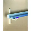 Крюк настенный Alberts 805609 алюминий максимальная нагрузка 50 кг цвет серый