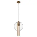 Люстра подвесная MAYTONI Flusso P095PL-01BZ 1 лампа 3 м² цвет разноцветный