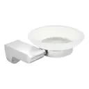 Мыльница стеклянная Solinne Mirror B-82705 цвет хром