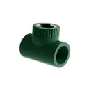Тройник комбинированный Blockfire 32x3/4"x32 мм ВП-ВР полипропилен SLTFTBF4322GR
