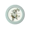 Картина в круглой раме голубого цвета "Райские птички" №5 27x27 см