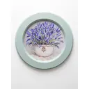 Картина в круглой раме "Цветы прованса" Лаванда 27x27 см