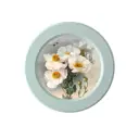 Картина в круглой раме "Цветы прованса" Маки 27x27 см