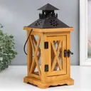 Подсвечник Simaland на 1 свечу "Фонарь со ставнями" корица 28x12.5x12.5 см