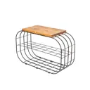 Обувница Ilwi 77x49.5x30 см 3 полки металл цвет коричневый INT-W-PO-O-1-M/1/3