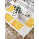 Набор сервировочных салфеток JoyArty Апельсиновое безумие, 46x32 см, 4 шт