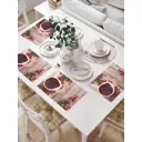 Набор сервировочных салфеток JoyArty Клюквенные 4 шт