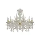 Люстра хрустальная Bohemia Ivele Crystal 1411 105.12.240.G E14 12 ламп 24 м²