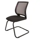 Офисное кресло Chairman 699 v 55x90x56 см прочный сетчатый материал цвет серо-черный