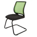 Офисное кресло Chairman 699 v 55x90x56 см прочный сетчатый материал цвет зеленый