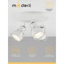 Спот поворотный Moderli Source V2703-3C 3 лампы 6 м² цвет белый