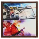 Картина велюр "Акварель" 73x73 см