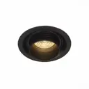Светильник точечный светодиодный встраиваемый ALMA LIGHT ALD00059BK-3000K-LED.1x12W под отверстие 95 мм 4 м² теплый белый свет цвет черный