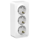 Розетка тройная накладная Schneider electric Blanca 7612718 с заземлением цвет белый