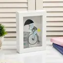 Копилка "Мишка на велосипеде" 17x12x3.8 см