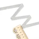 Лента киперная Айрис 1010 х/б 10мм*100м серый меланж