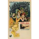 Постер Простопостер "Афиша - театр la bodiniere" 90x60 см в подарочном тубусе без рамы