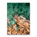 Картина на холсте Каменистый берег 50x70 см