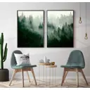 Постер 28 картин "Скандинавский лес" 50x40 см